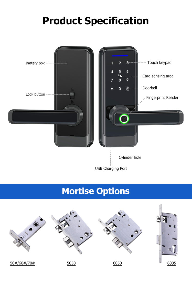 A233 —— Tuya Wifi Security door lock