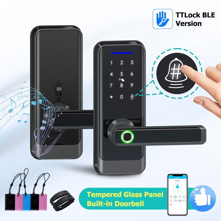 A233 TTlock Smart Lock Waterproof Electronic Remote Control Smart Lock Fingerprint Smart Door Lock