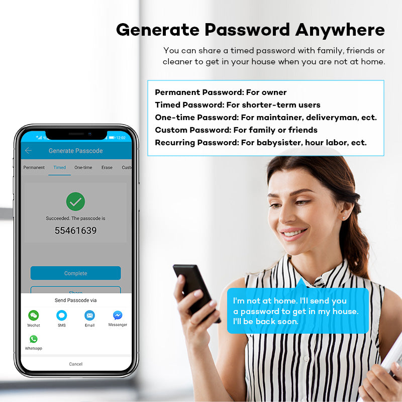 A270 —— TTLock Wifi smart electronic door lock