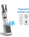 Biometric Fingerprint Smart Cylinder Lock Digital Keypad Code Keyless Lock For Home