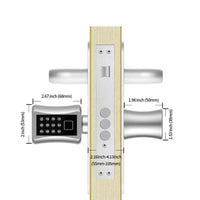 Biometric Fingerprint Smart Cylinder Lock Digital Keypad Code Keyless Lock For Home