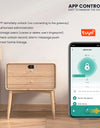 C100-Fingerprint Smart Cabinet Lock,TUYA App Biometric Keyless Entry Remote Access Drawer Filing Cabinet Furniture Cupboard Locks,Black