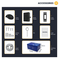 C200-Fingerprint Cabinet Lock for Home / Office,Smart Biometric Keyless Hidden File Drawer Wardrobe Lock, Anti-theft Electronic Cabinet Locks for Liquor Cabinet Locker Drawer Cupboard Desk