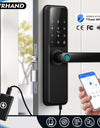 DG01-TTLock App Biometric Fingerprint Smart Door Lock,Adjustable handle direction,Electronic anti-lock Button,Password RFID Card Keyless Security Entry Electronic Smart Lock for Home Apartment