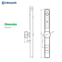 DQ —— TTlock App IP66 waterproof smart lock
