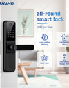 YRHAND H01PRO fechadura eletronica Tuya Wifi Digital Electronic Smart Door Lock With Biometric Camera Fingerprint IP66 Smart Lock