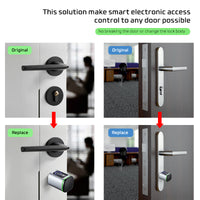 Euro Profile Lock Body Tuya APP Fingerprint Smart lock