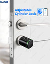 K1P-New Adjustable Replacement Electronic Door lock Digital Password Keypad FRID Card Keyless Smart Cylinder Lock TTLock App Remote Control
