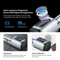 K1F-YRHAND New Adjustable Replacement Fingerprint Electronic Door lock FRID Card Keyless Smart Cylinder Lock TTlock App Remote Control