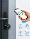 K1P-YRHAND Cylinder Electronic Smart Door Lock FRID Card Digital Password Keyless Security Entry Smart Lock Tuya App Control