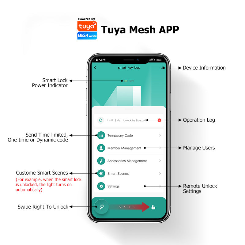 K4——Waterproof Smart Key Storage Secret Box