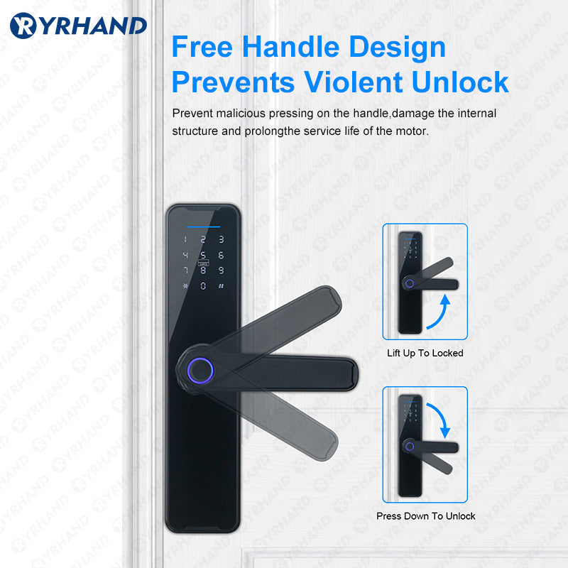 K7 —— New Glass Intelligent Fingerprint samrt Lock