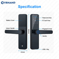 K7 —— New Glass Intelligent Fingerprint samrt Lock