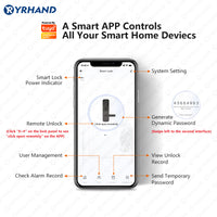 K7 —— New Glass Intelligent Fingerprint samrt Lock