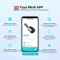 Cylinder Electronic Smart Door Lock Tuya APP