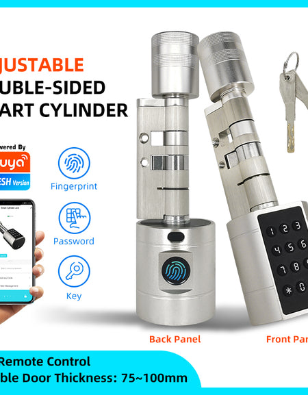 Cylinder Electronic Smart Door Lock Tuya APP