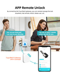 Cylinder Electronic Smart Door Lock Tuya APP