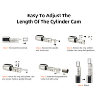 Cylinder Electronic Smart Door Lock Tuya APP