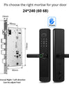 N1plus-TTLock App 3D Face Recognition Electronic Digital Smart Door Lock With Camera,Keyless Entry Smart Door Lock with 6085 Mortise,Biometric Fingerprint / RFID Card / Password / Key Unlock,for Home,Office,Apartment
