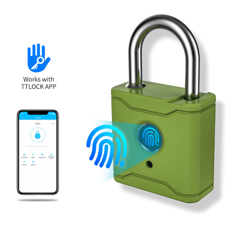 Waterproof Portable Fingerprint Smart PadLock
