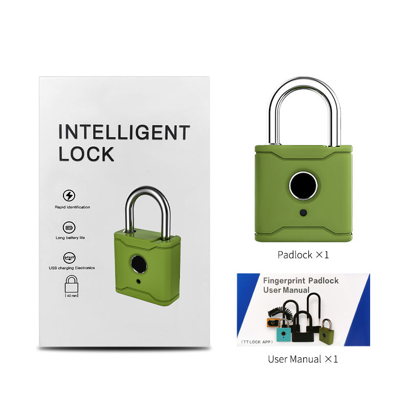Waterproof Portable Fingerprint Smart PadLock
