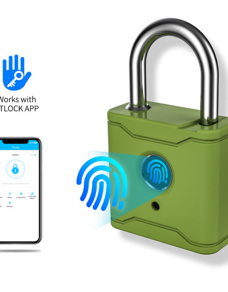 Waterproof Portable Fingerprint Smart PadLock