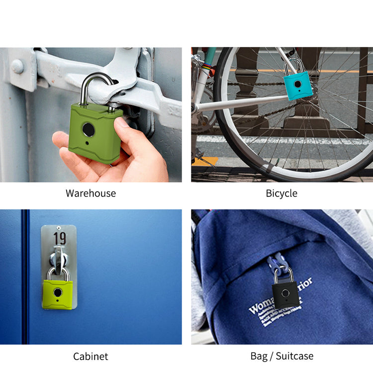 Waterproof Portable Fingerprint Smart PadLock