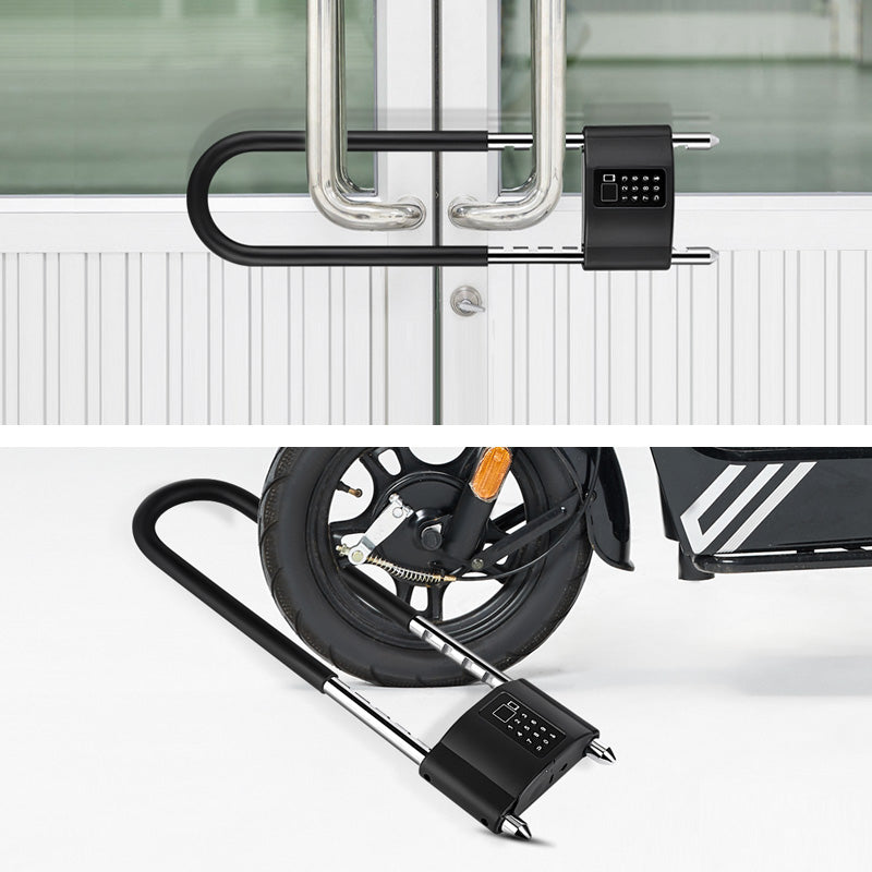 Tuya Smart glass Waterproof U-shaped door lock