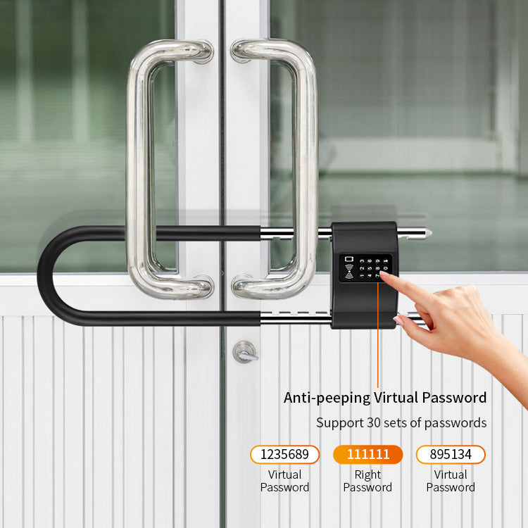 Tuya Smart glass Waterproof U-shaped door lock – YRHAND