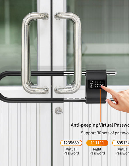 Tuya Smart glass Waterproof U-shaped door lock