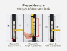 DG01-New Fingerprint Smart Door Lock with 4585 Mortise,5-in-1 Unlock Methods Keyless Door Lock, Secure Keyless Entry, Interchangeable Handles Left and Right,TTLock App Remote Control
