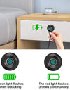 S102-YRHAND Fingerprint Cabinet Lock, Smart Cabinet Lock,Keyless Fingerprint Lock for Home, Office, Cabinets, Furniture
