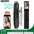 SA 3D Facial Recognition Smart Door Lock, Security Camera Monitor, Smart Fingerprint Recognition, Home Electronic Biometric Keypad Lock