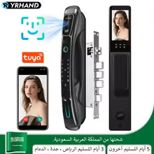 SA 3D Facial Recognition Smart Door Lock, Security Camera Monitor, Smart Fingerprint Recognition, Home Electronic Biometric Keypad Lock