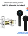 YRHAND X10 Tuya Bluetooth Smart Door Lock APP Remote Unlock 5 In 1 Fingerprint Password IC Card Unlock Digital Lock for Wooden Door
