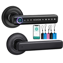 Smart Lock,YRHAND Fingerprint Door Lock,5 Unlocking Methods,Tuya App,Black