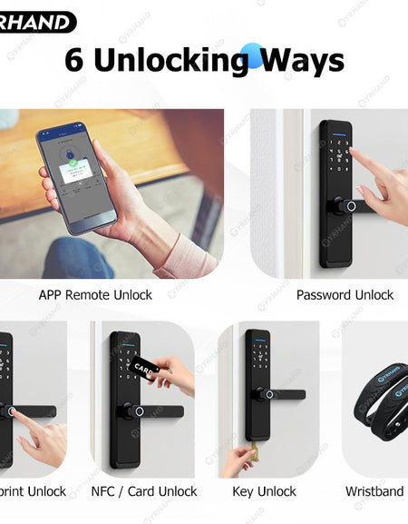 Keyless Invisible Drawer Door Lock IC Card TTlock App NFC Unlock