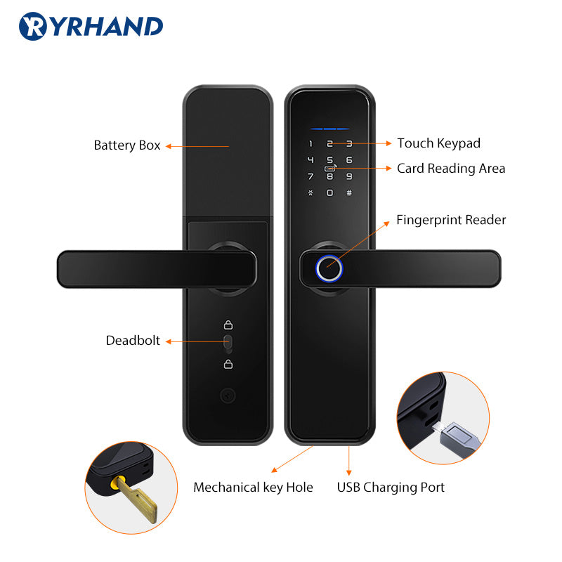 X5——Tuya Waterproof Electronic door lock