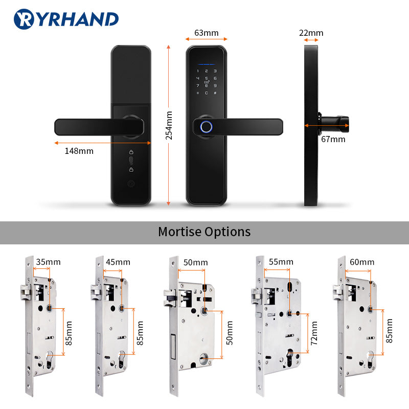 X5——Tuya Waterproof Electronic door lock