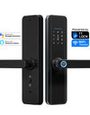 X6-TTlock WIFI Biometric Fingerprint Door Lock with 4585 Mortise,Intelligent Anti-Theft Lock,Electronic Smart Door Lock with RFID Card/ Password/ Key Unock