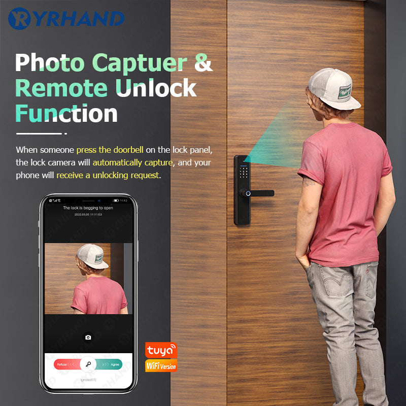 X6 Pro —— Security Wireless App Fingerprint Smart Door Locks