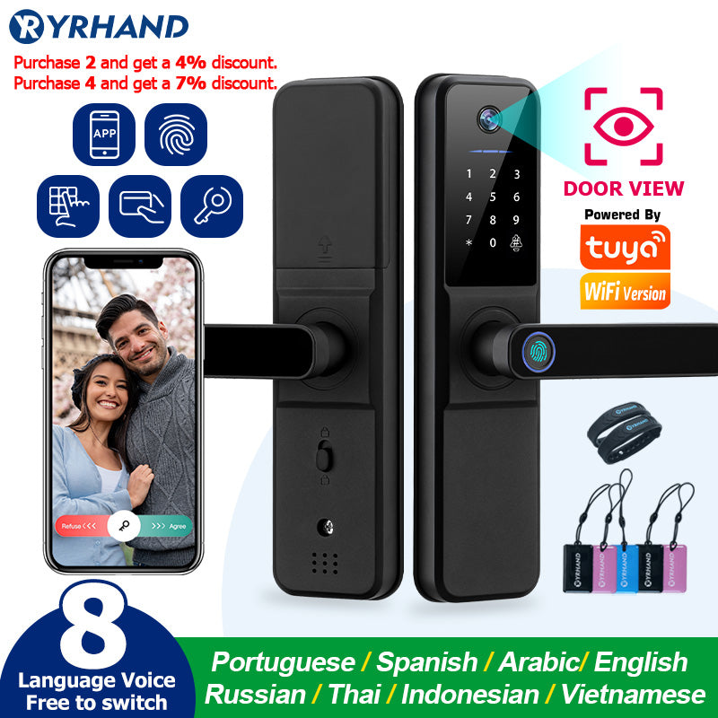 H01 —— IP66 waterproof Electronic Door Lock Tuya