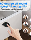 C200-Fingerprint Cabinet Lock for Home / Office,Smart Biometric Keyless Hidden File Drawer Wardrobe Lock, Anti-theft Electronic Cabinet Locks for Liquor Cabinet Locker Drawer Cupboard Desk