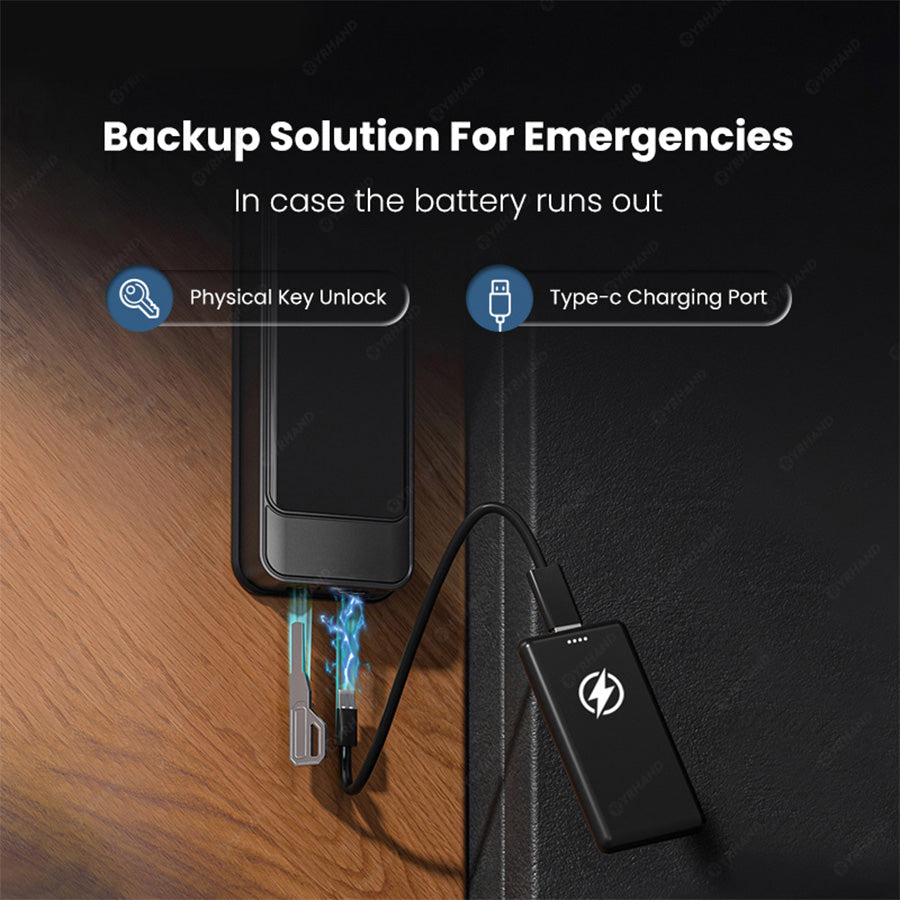 N1plus-TTLock App 3D Face Recognition Electronic Digital Smart Door Lock With Camera,Keyless Entry Smart Door Lock with 6085 Mortise,Biometric Fingerprint / RFID Card / Password / Key Unlock,for Home,Office,Apartment