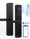 N1plus-TTLock App 3D Face Recognition Electronic Digital Smart Door Lock With Camera,Keyless Entry Smart Door Lock with 6085 Mortise,Biometric Fingerprint / RFID Card / Password / Key Unlock,for Home,Office,Apartment