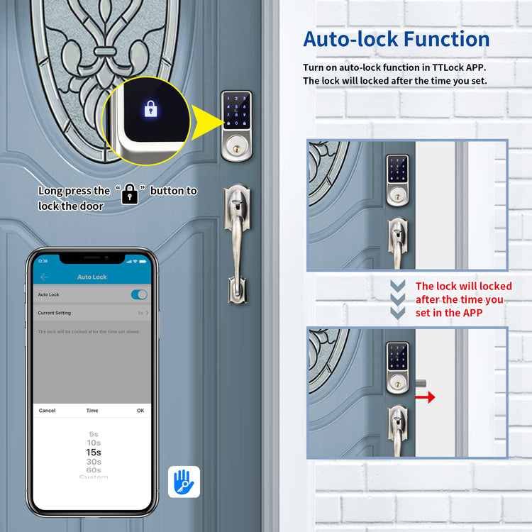 A220——smart with Keypad Automatic Door Lock