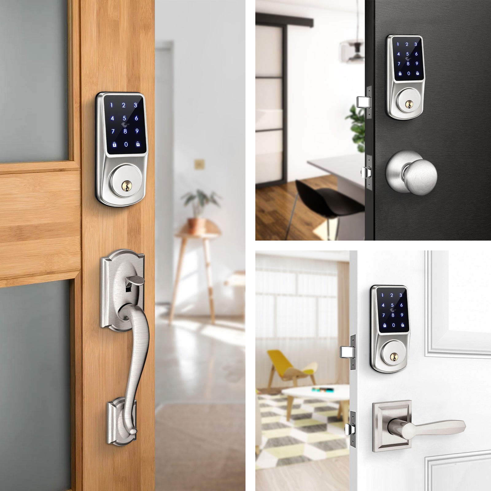 A220——smart with Keypad Automatic Door Lock – YRHAND