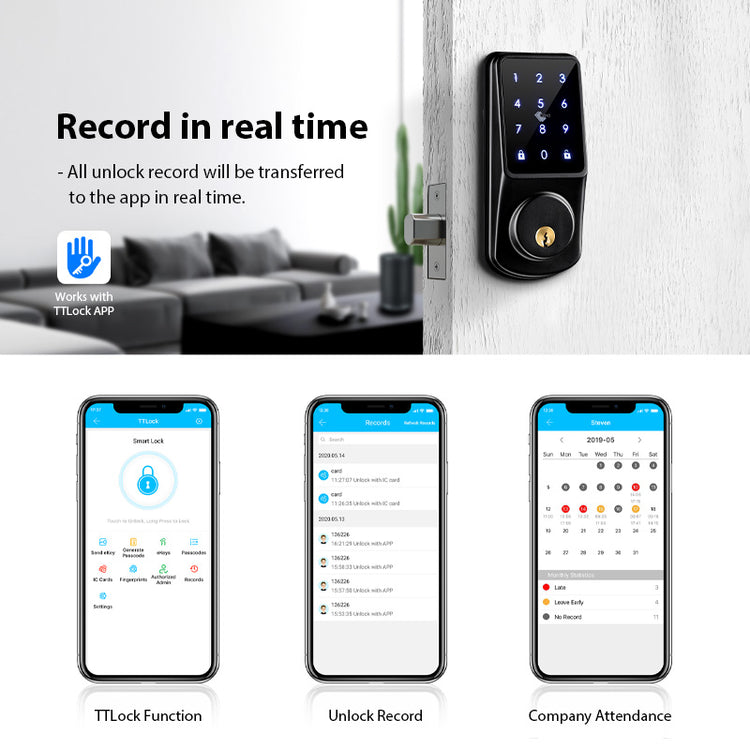 A220 —— Deadbolt Door Locks TTlock Digital lock