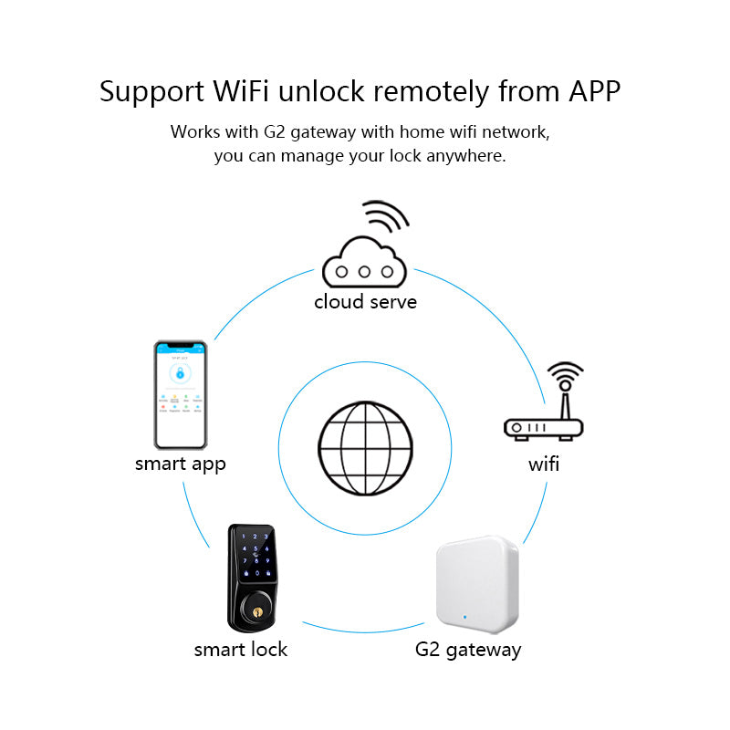 A220 —— Deadbolt Door Locks TTlock Digital lock