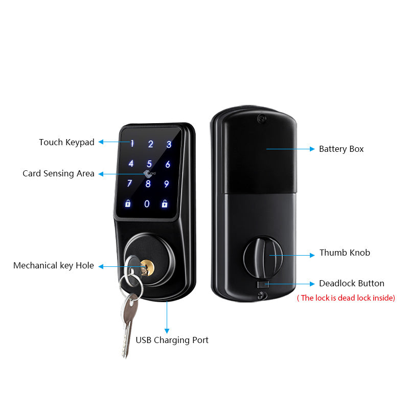 A220 —— Deadbolt Door Locks TTlock Digital lock
